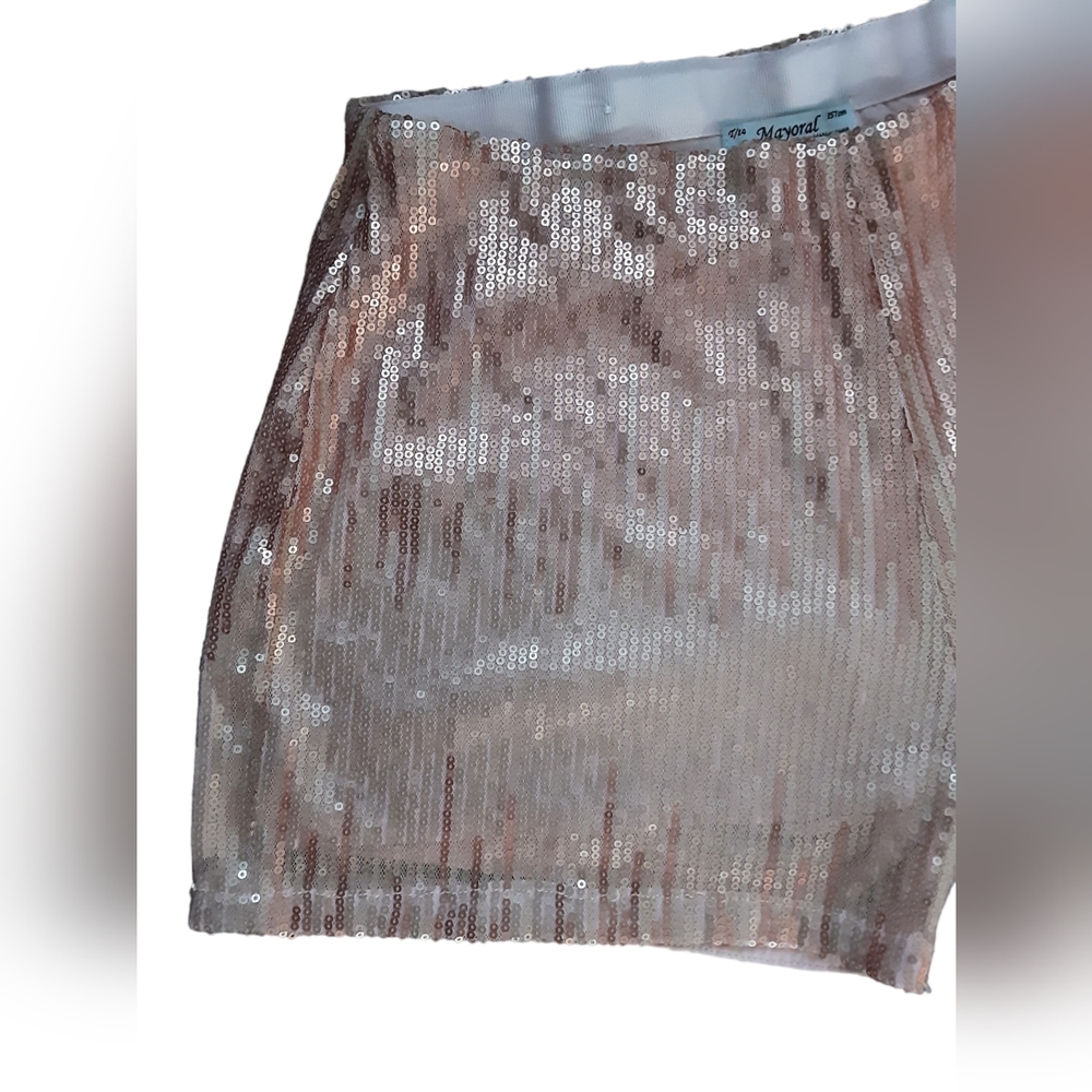 Mayoral Sequin Girls Shorts - Picture 5 of 10
